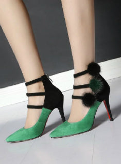 High Heel Shoes Pumps Pointed Toe Stiletto Heel