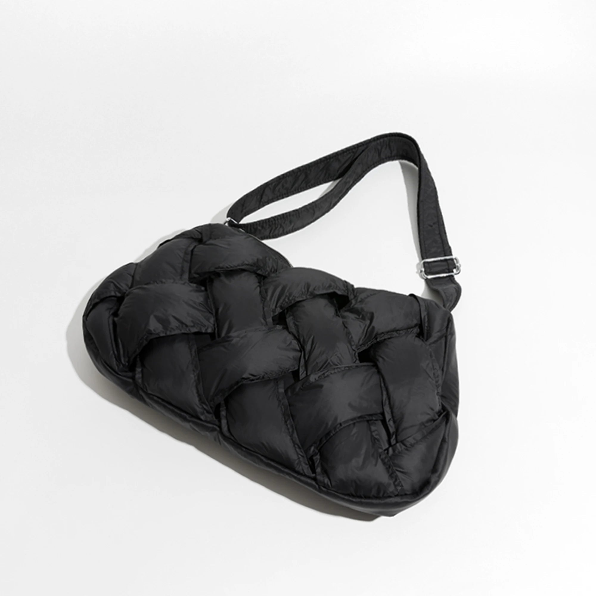 Padded Shoulder Hobo Bag