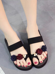 High Heel Flip-Flops Slippers Women's Summer Fashion