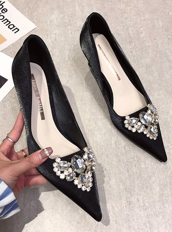 Thin-heeled Pointed High Heels