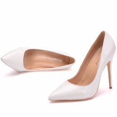 Ultra-fine Patent Leather High Heels Shoes