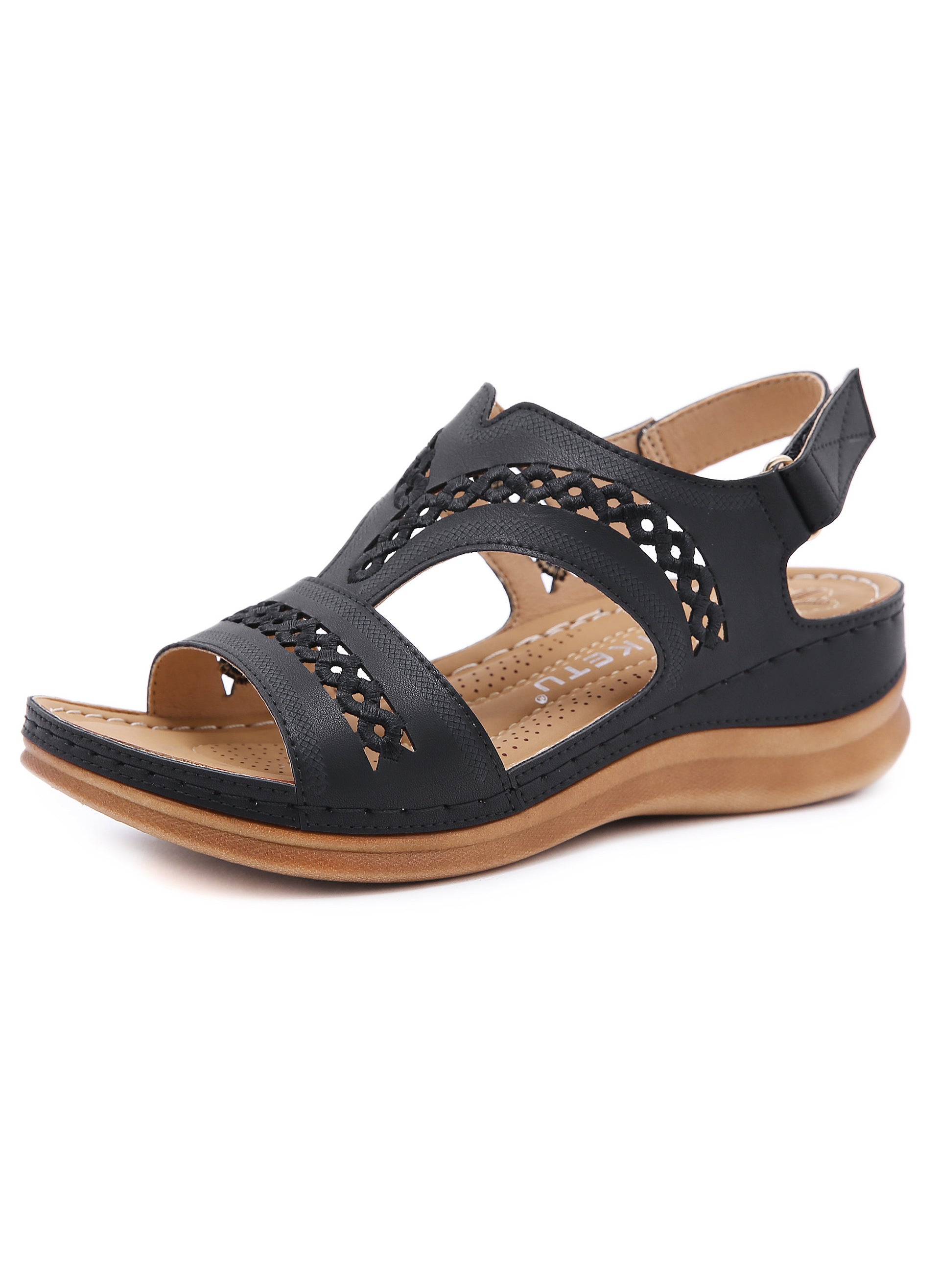 Round-head Anti-landslide Hollow Sandals