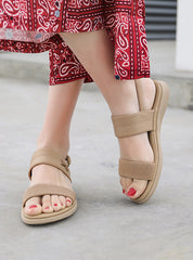 Casual Beach Sandals With Buckles