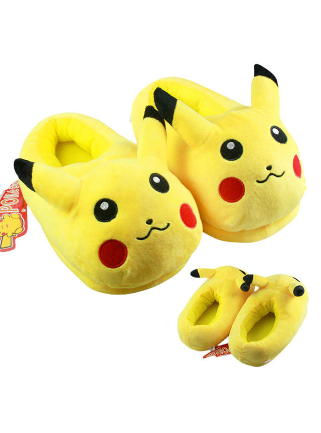 Home Plush Shoes Pikachu Fluffy Slipper