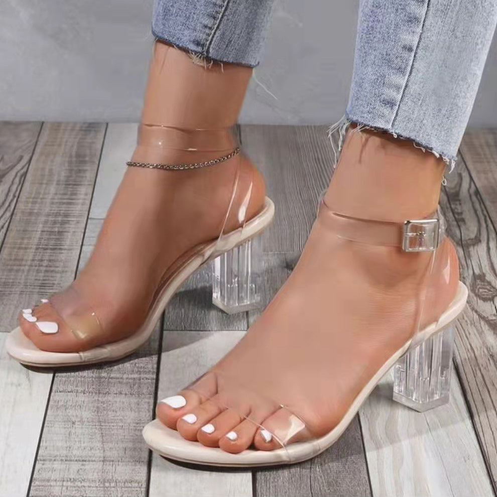 High Heels Thick Heel Sandals