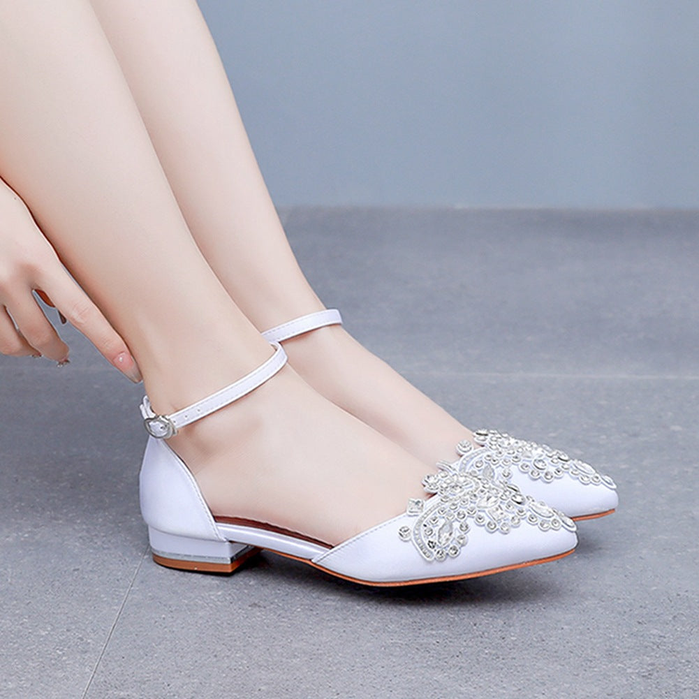 Flat Heel Casual Pointed Sandals