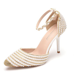 Wristband High Heel Stiletto Pointed Sandals