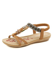 Ethnic Bohemian Beaded Retro Sandals