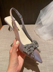 Crystal Diamond High Heels Shoes