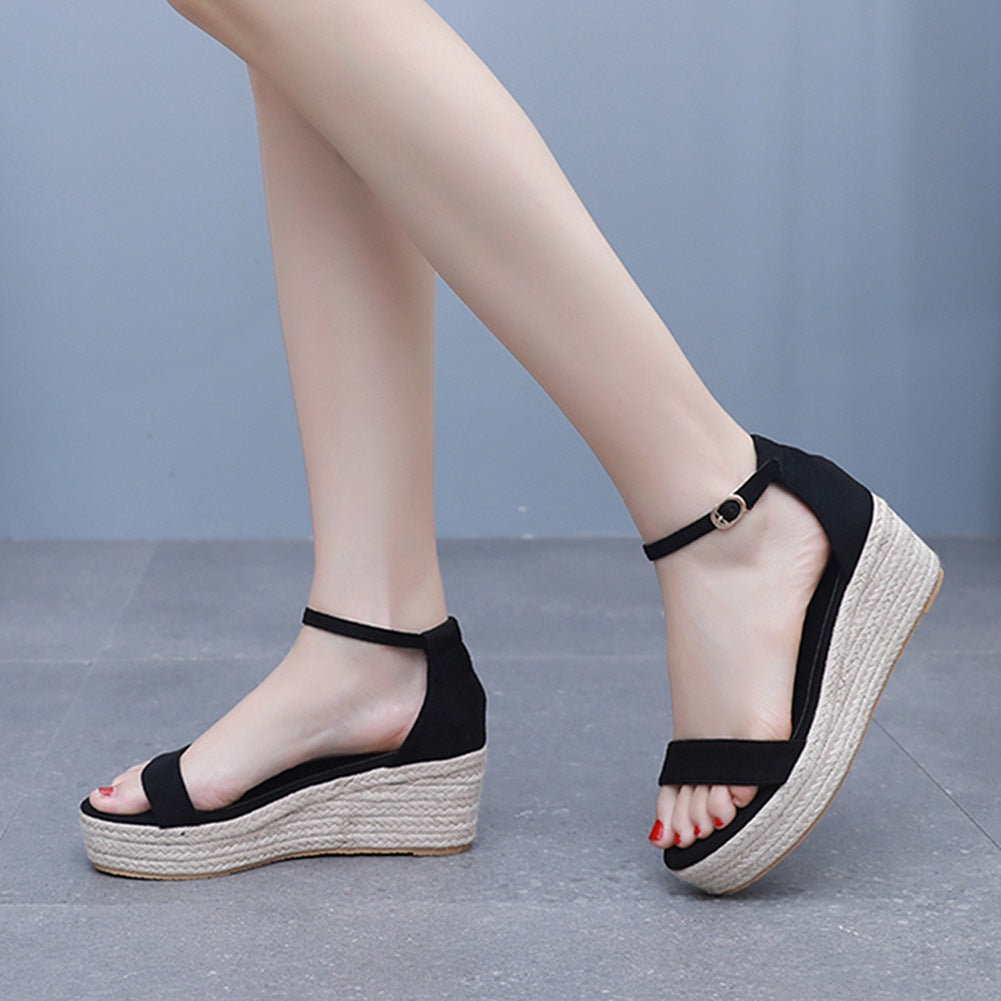 6 cm Thick-soled Bohemian Sandals