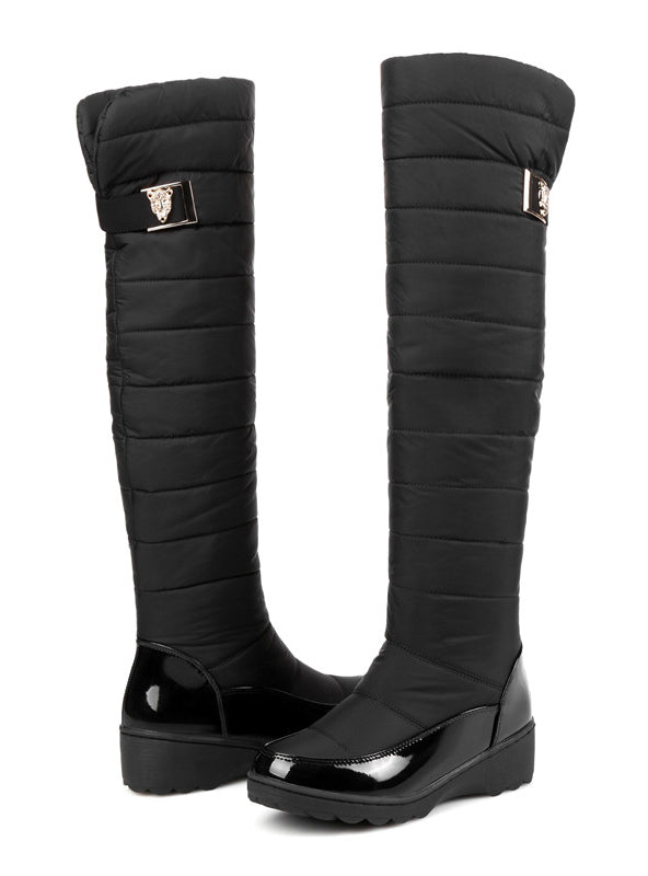 Snow Boots Platform Fur Over The Knee Boots