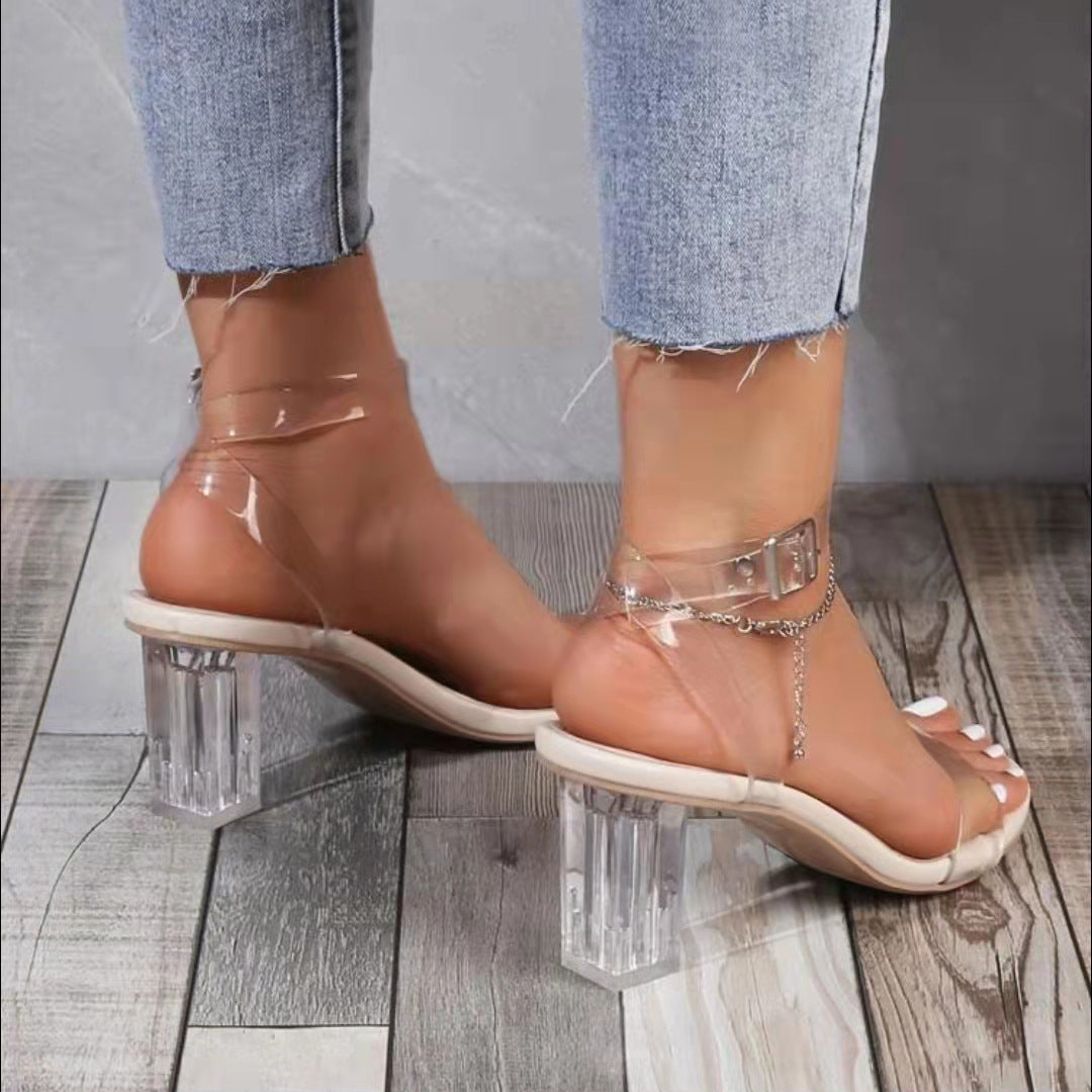 High Heels Thick Heel Sandals