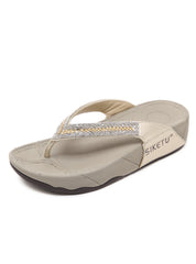 Women Beach Sandals Thick Feet Slippers