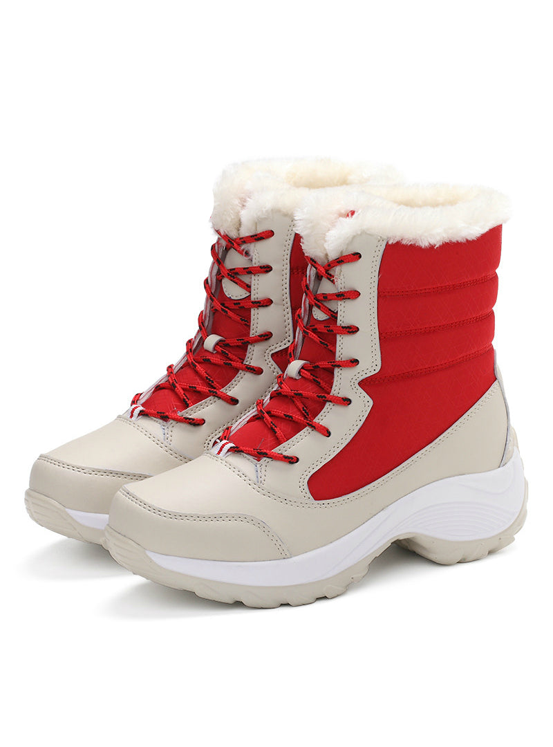 Ankle Boots Warm Fur Winter Shoes Snow Boots