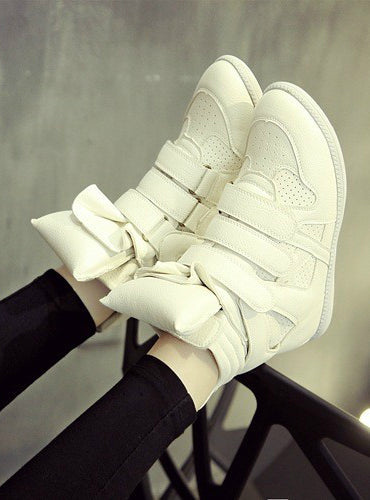 Hidden Wedges Sneakers Canvas Shoes Ladies