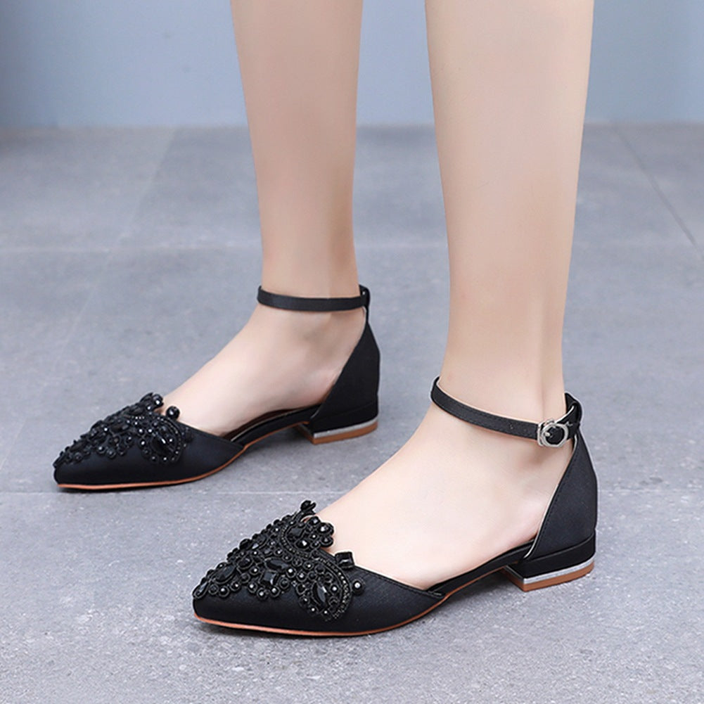 Flat Heel Casual Pointed Sandals