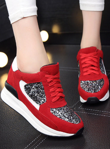 Sneakers Wedges Female Flats Creepers Platform