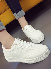 Sneakers Basket White Women Flats Platform