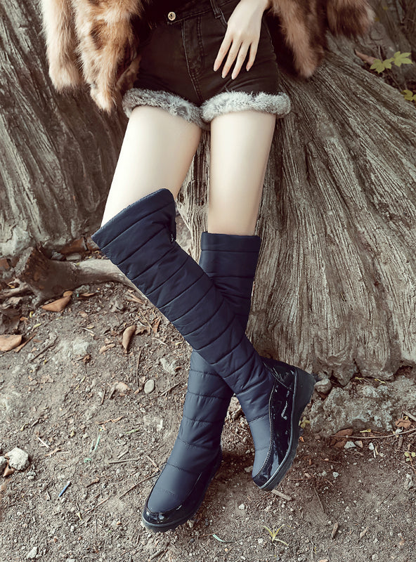 Snow Boots Platform Fur Over The Knee Boots