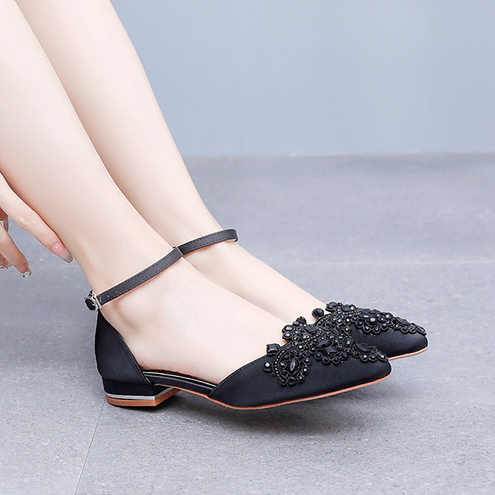 Flat Heel Casual Pointed Sandals