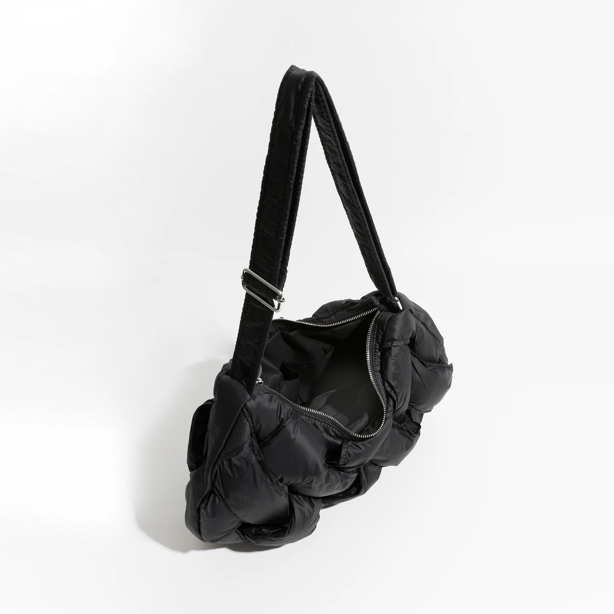 Padded Shoulder Hobo Bag