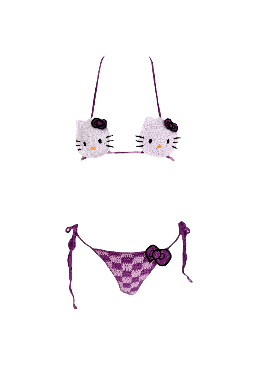 Hello Kitty Crochet Bikini Set