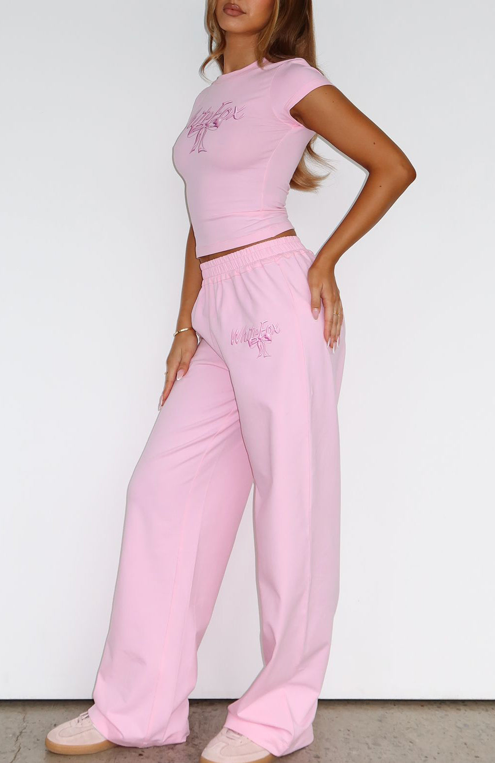 Protecting What's Mine Track Pants Pink