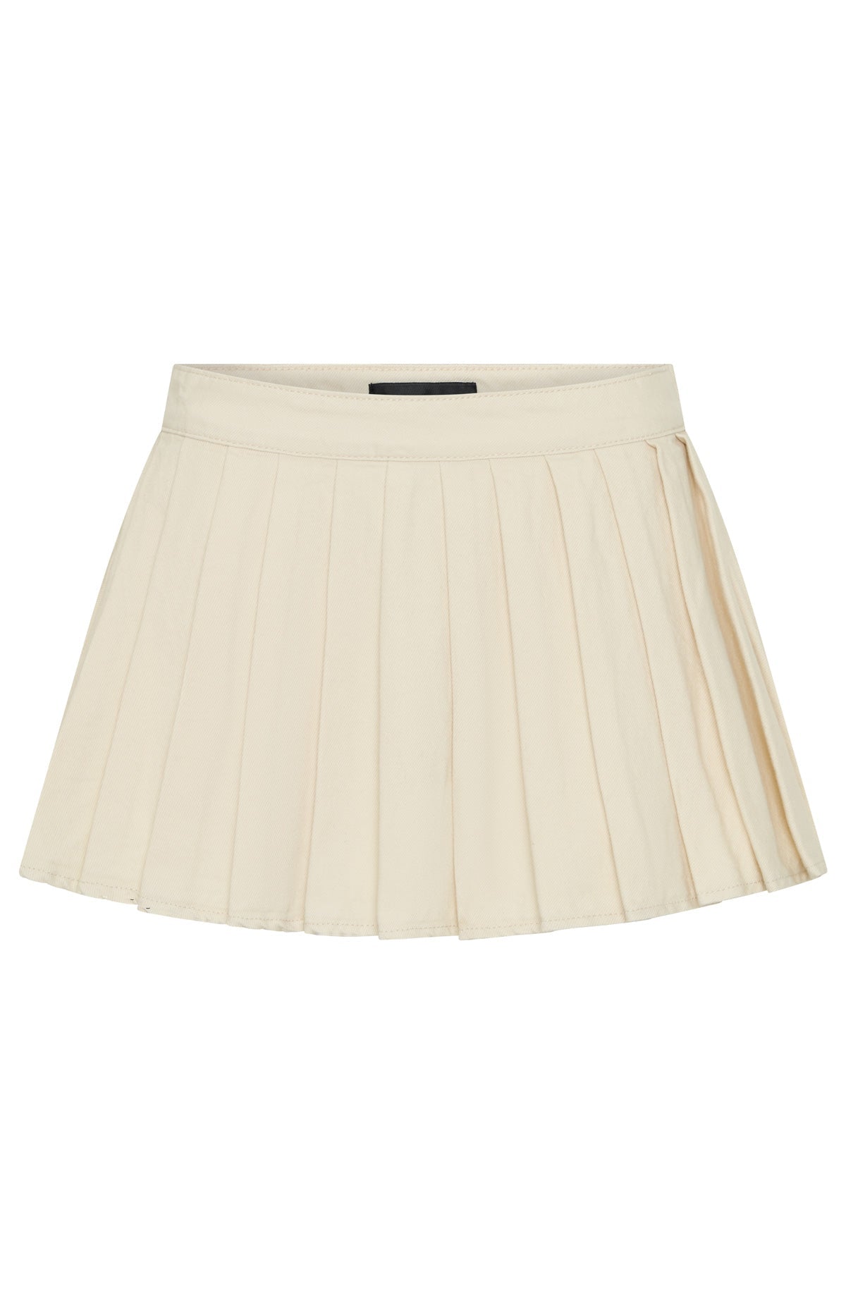 Ayla Denim Mini Skort Cream