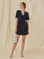 Daisy Promises Floral Wrap Dress