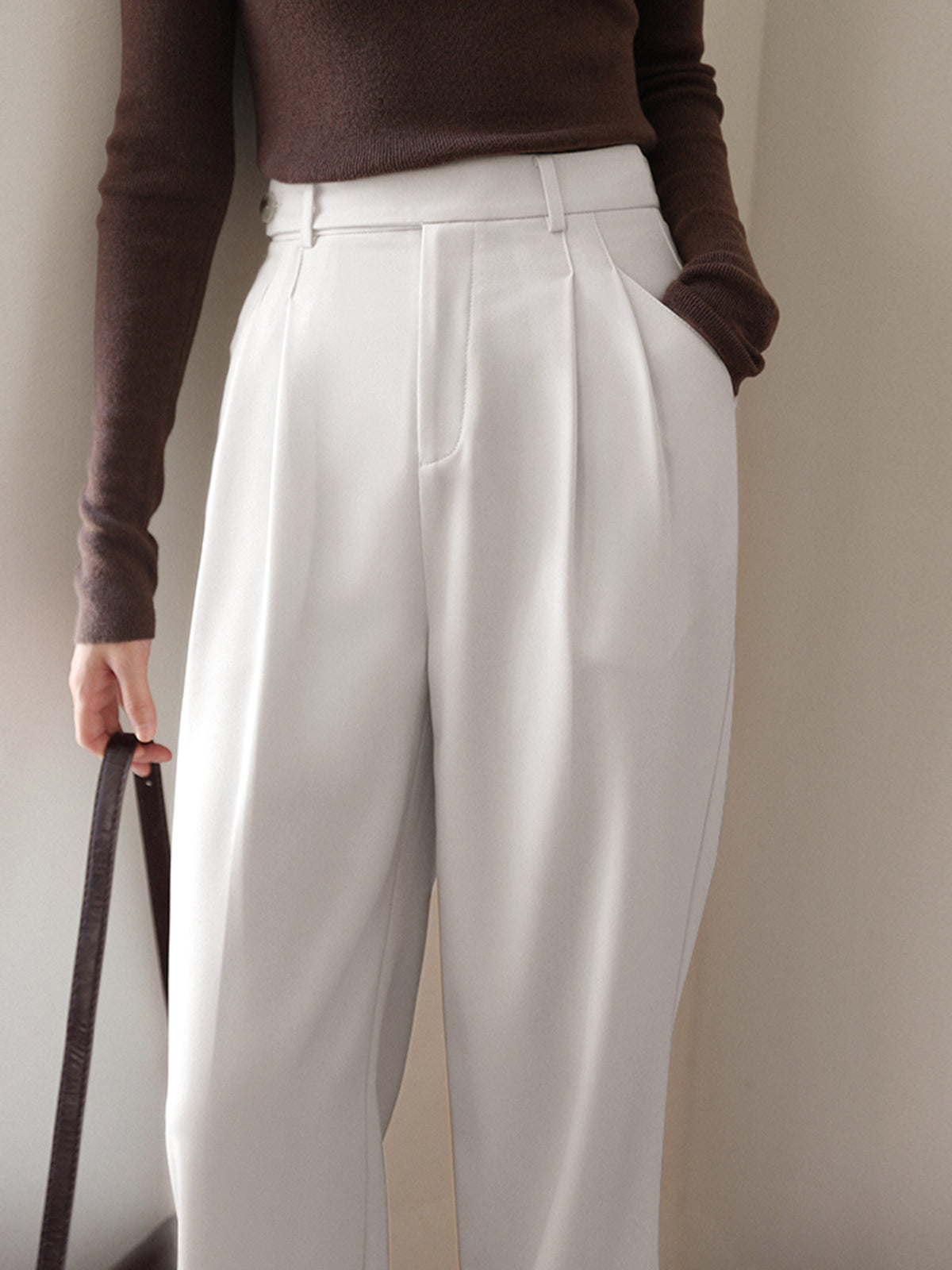 Ivory Fantasy Wide Leg Pants