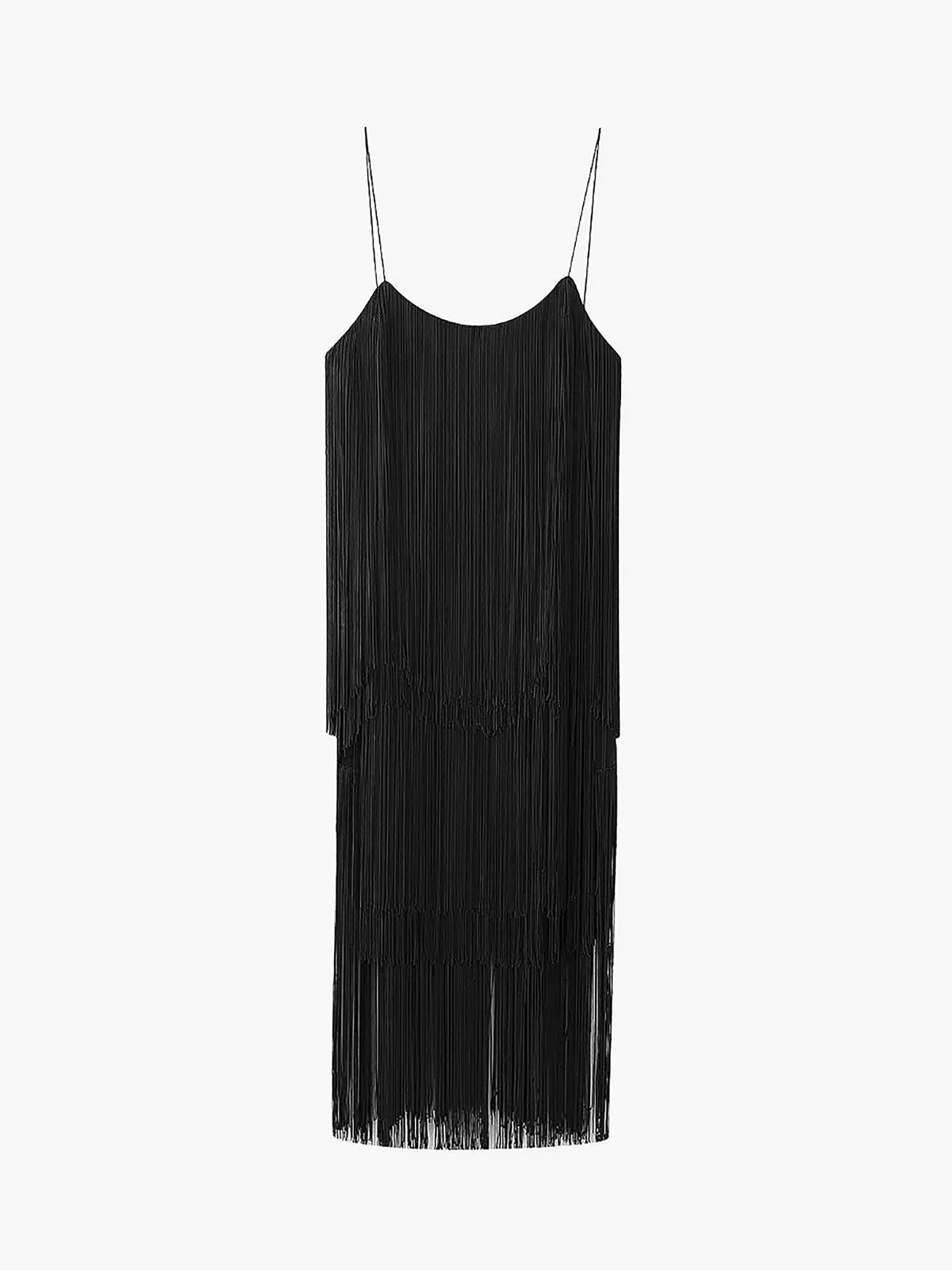 Florence Fringed Open Back Short Dress