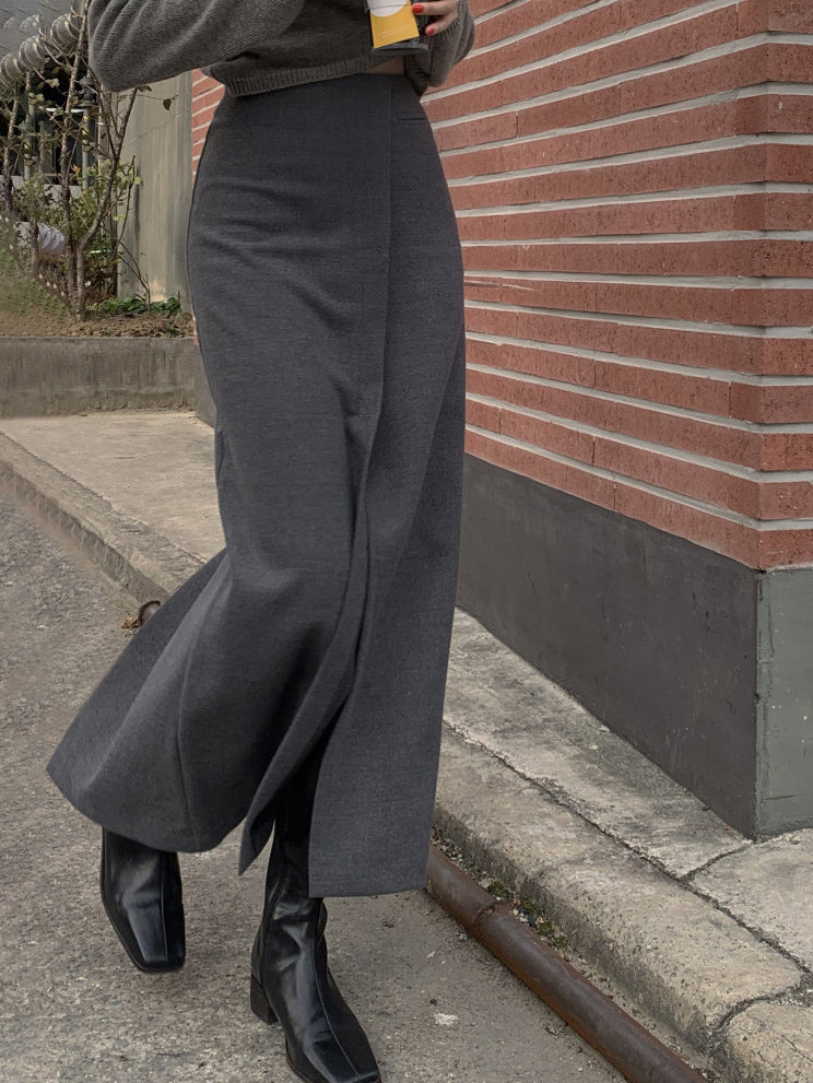 She's Effortless Slit Maxi Skirt