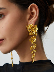 Floral Fringed Earrings