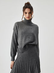 High Neck Knit Sweater