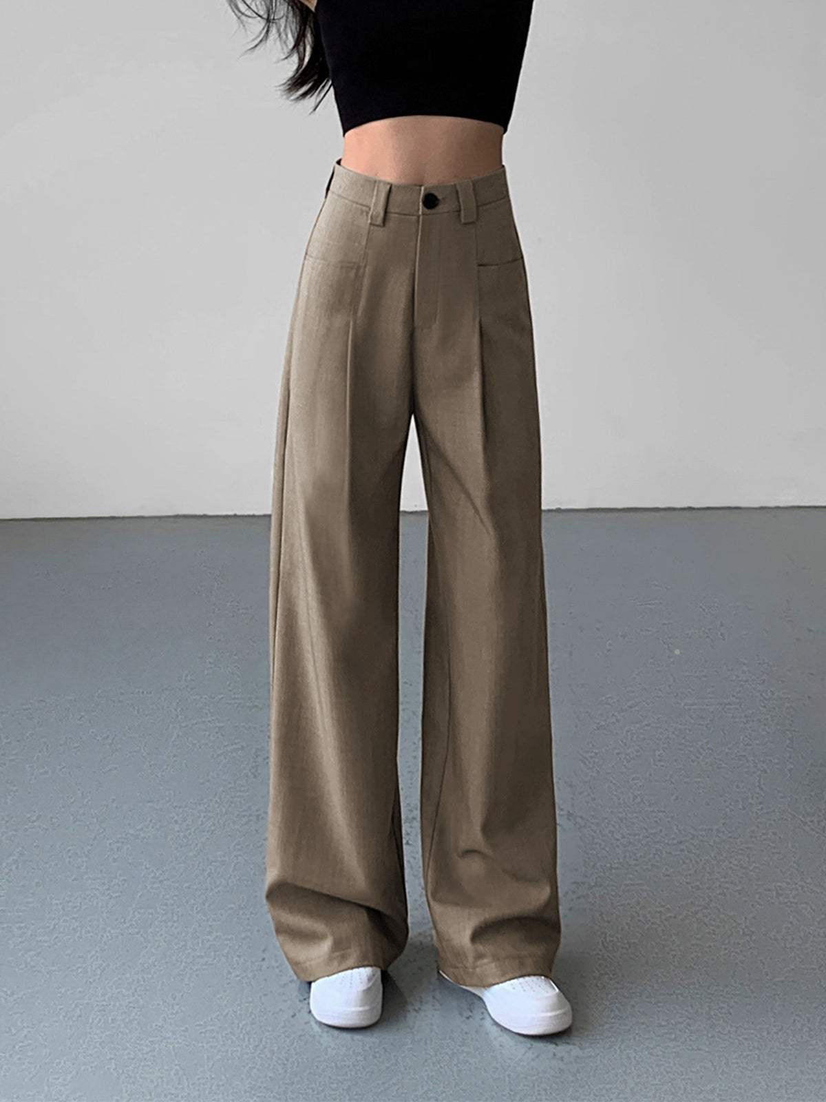 Divine Pleat Wide Leg Dress Pants