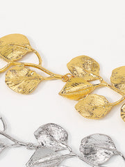 Vintage Alloy Leaf Design Necklace