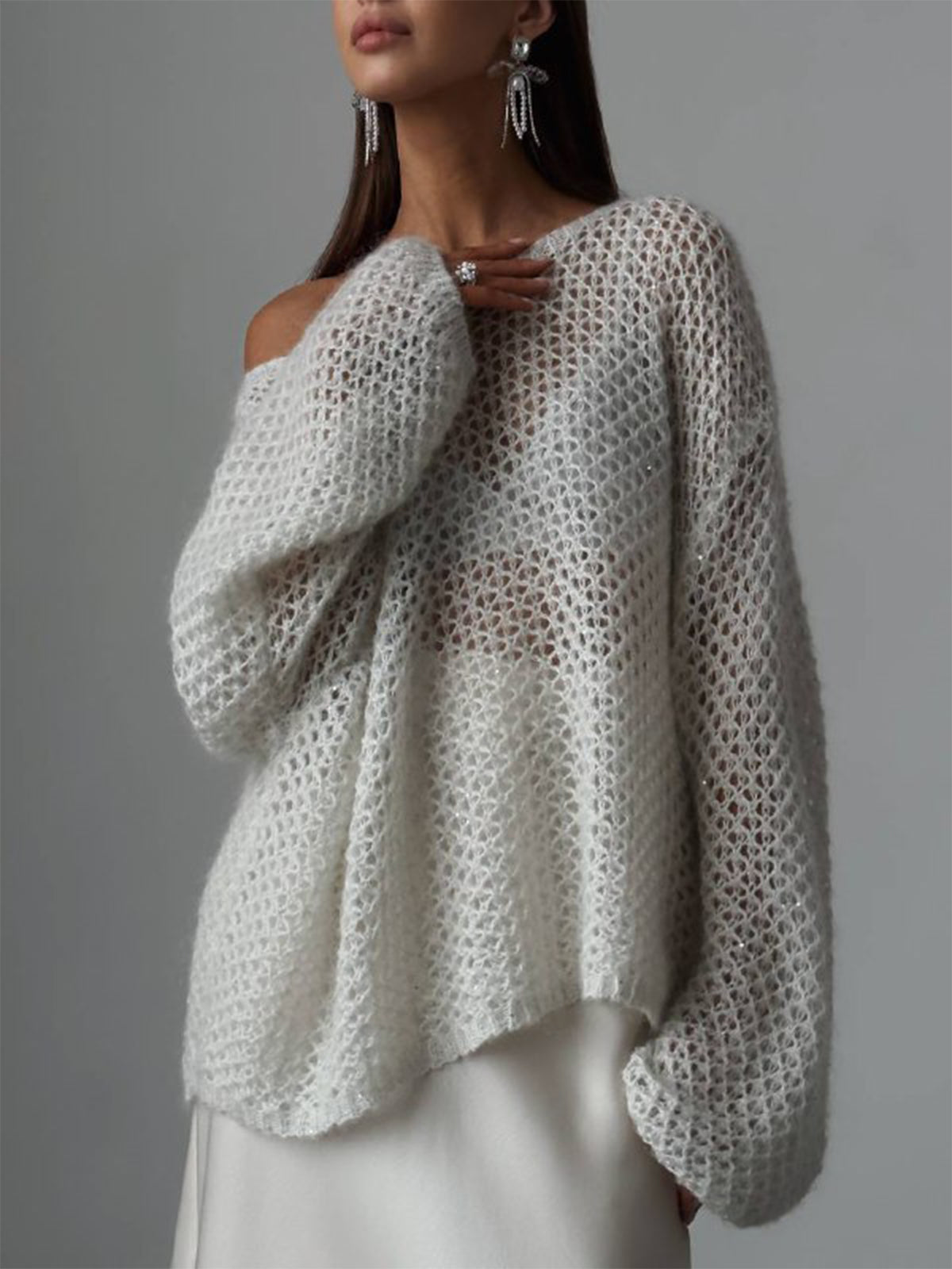 Oversized Long Sleeve Sweater