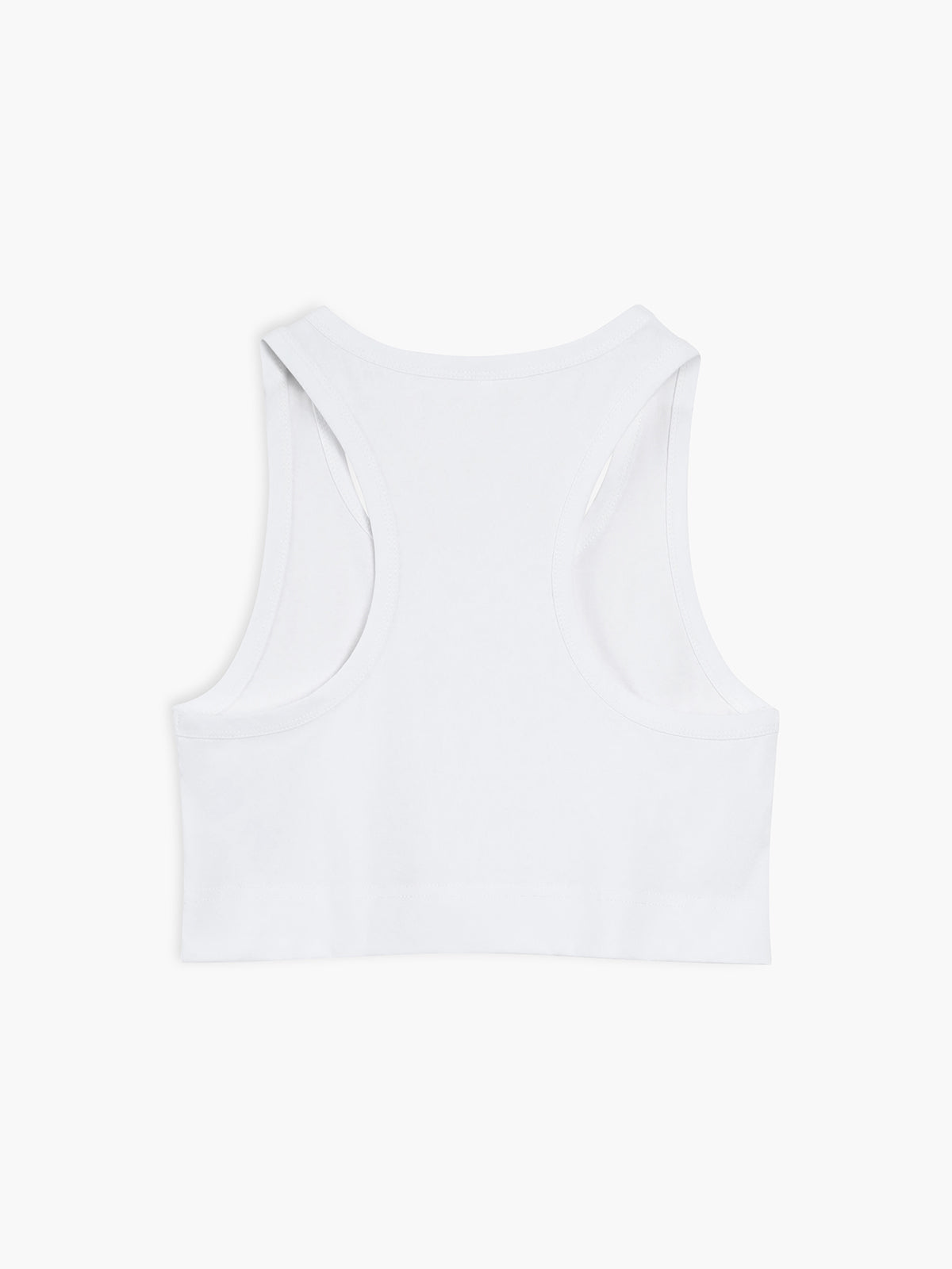 Cotton Blends Cropped Tank Top