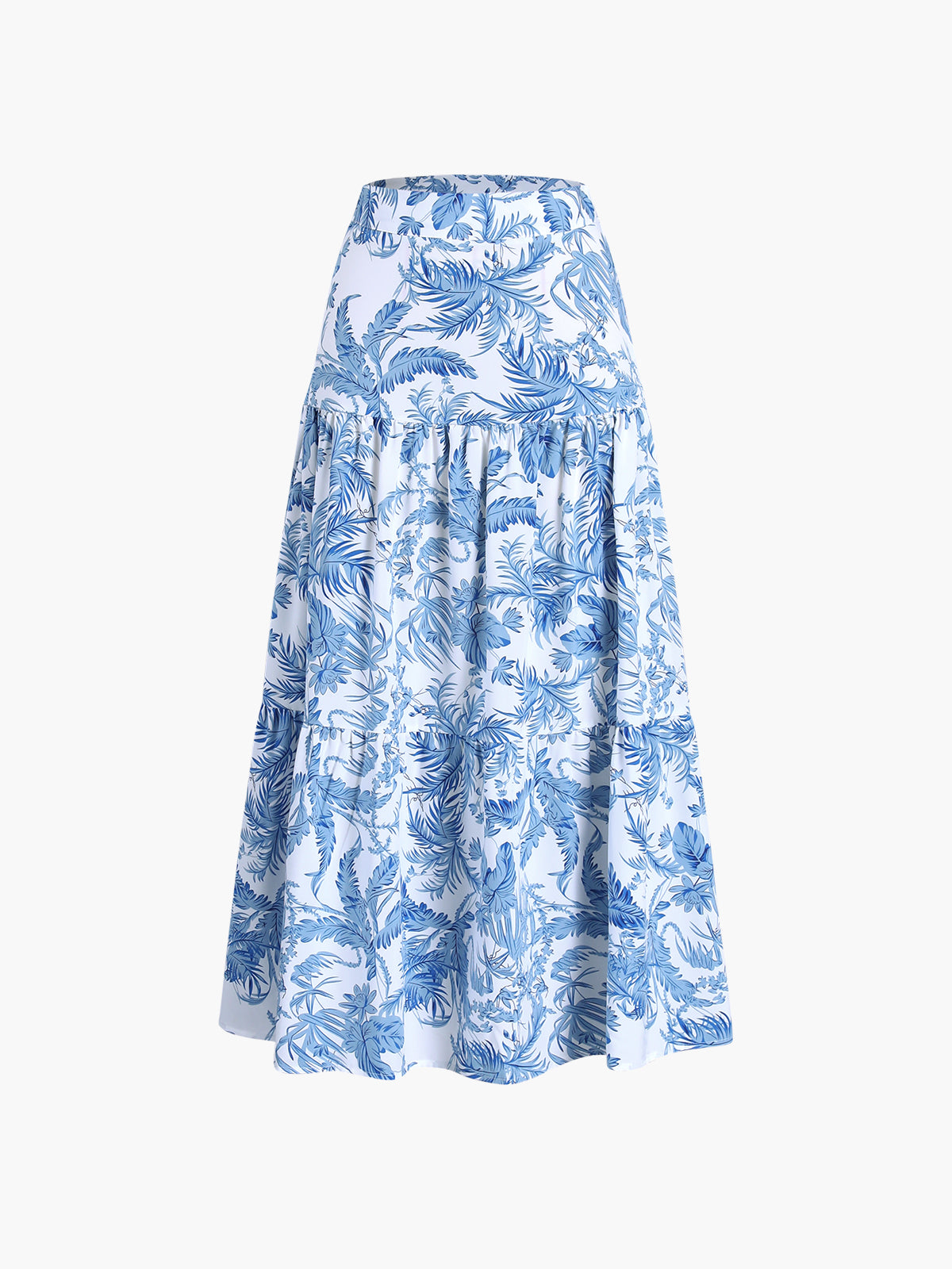 Seaside Joy Print Twist Detail Skirt Set