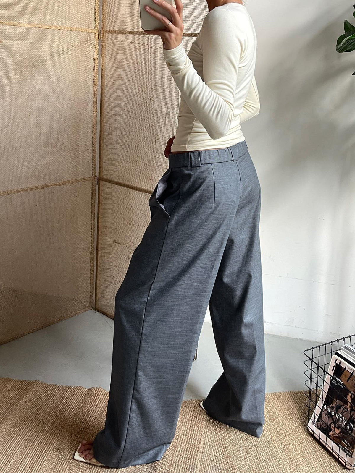 Oversized Wide Leg Pants