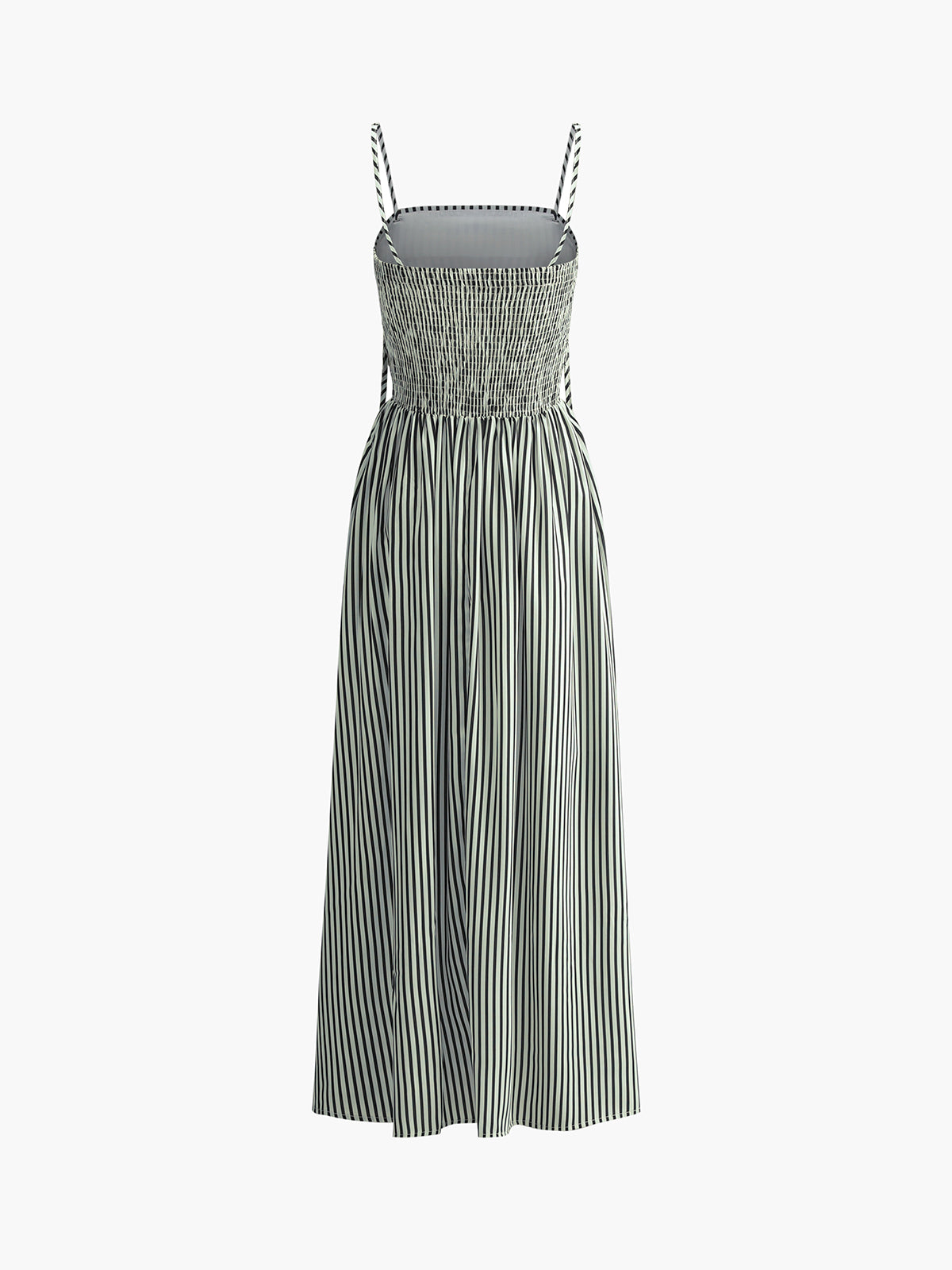 Sleeveless Pinstripe Long Dress