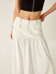 Leisure Pockets Maxi Skirt