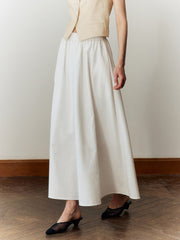 Cotton & Linen Maxi Skirt