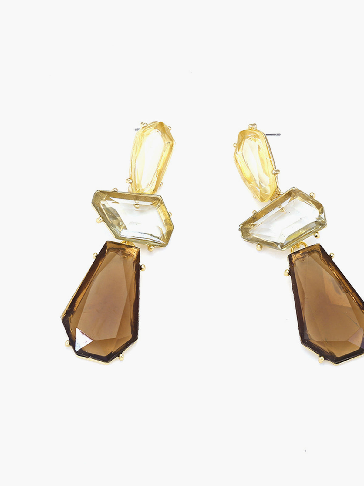 Vintage Geometric Drop Earrings