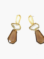 Vintage Geometric Drop Earrings