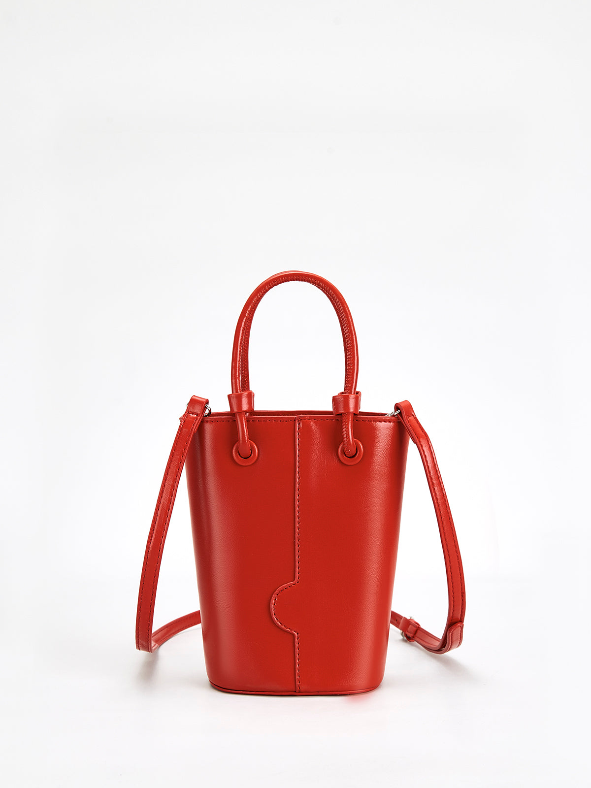 Small Bucket-Shape Handbag