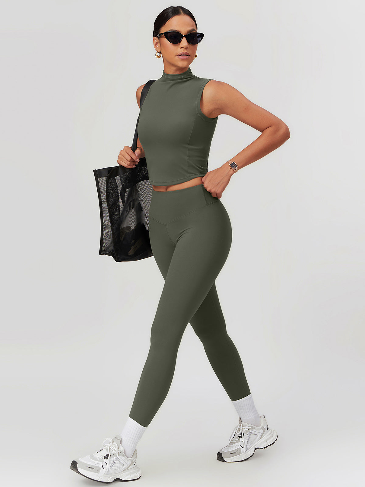 Tight Waist Active Top