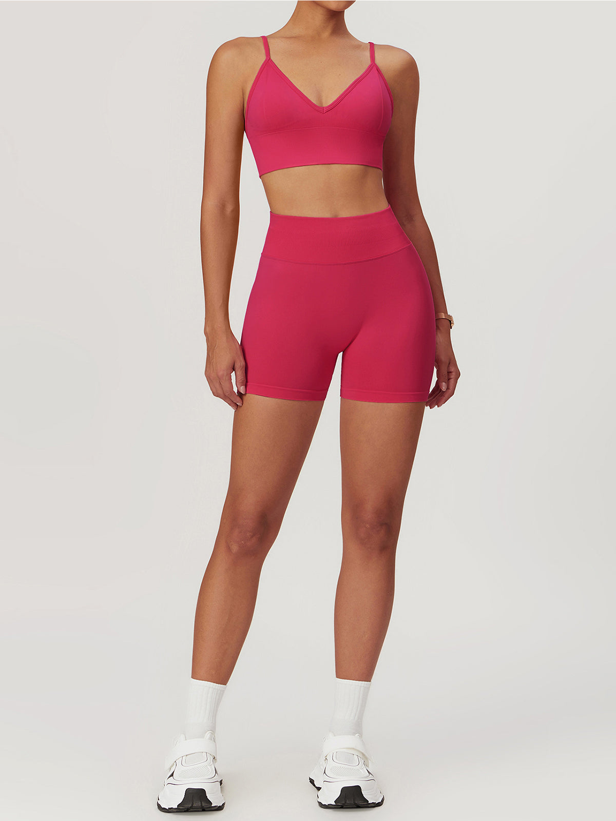 Hip-Lifting Yoga Shorts Set