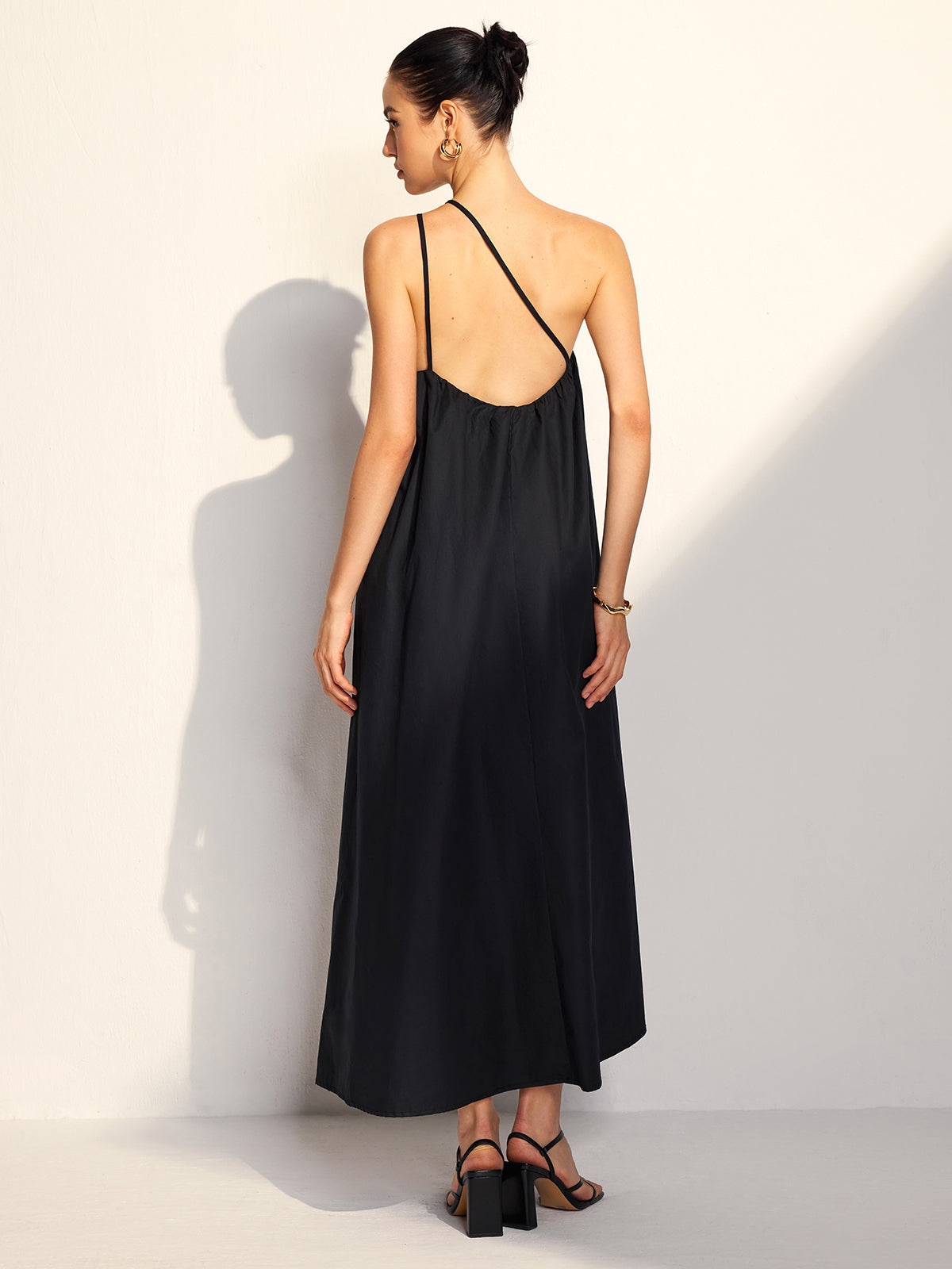 One Shoulder Backless Long Dress