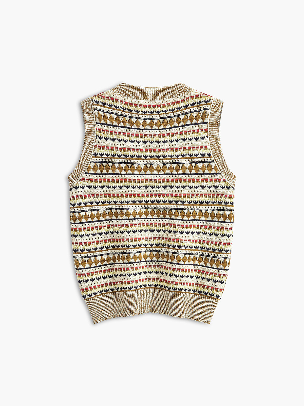 Nu Boheme Contrast Trim Sweater Vest